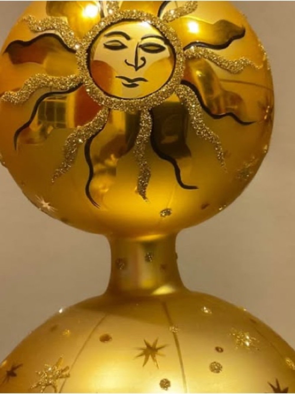 Vintage 1995 Patricia Breen “Northward Ho! Hand Painted 13” Tree Finial